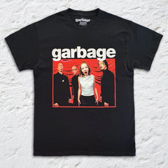 Garbage - Yelling Photo - Black T-shirt