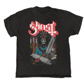 Ghost - Scroll and Seal - Black Vintage T-shirt