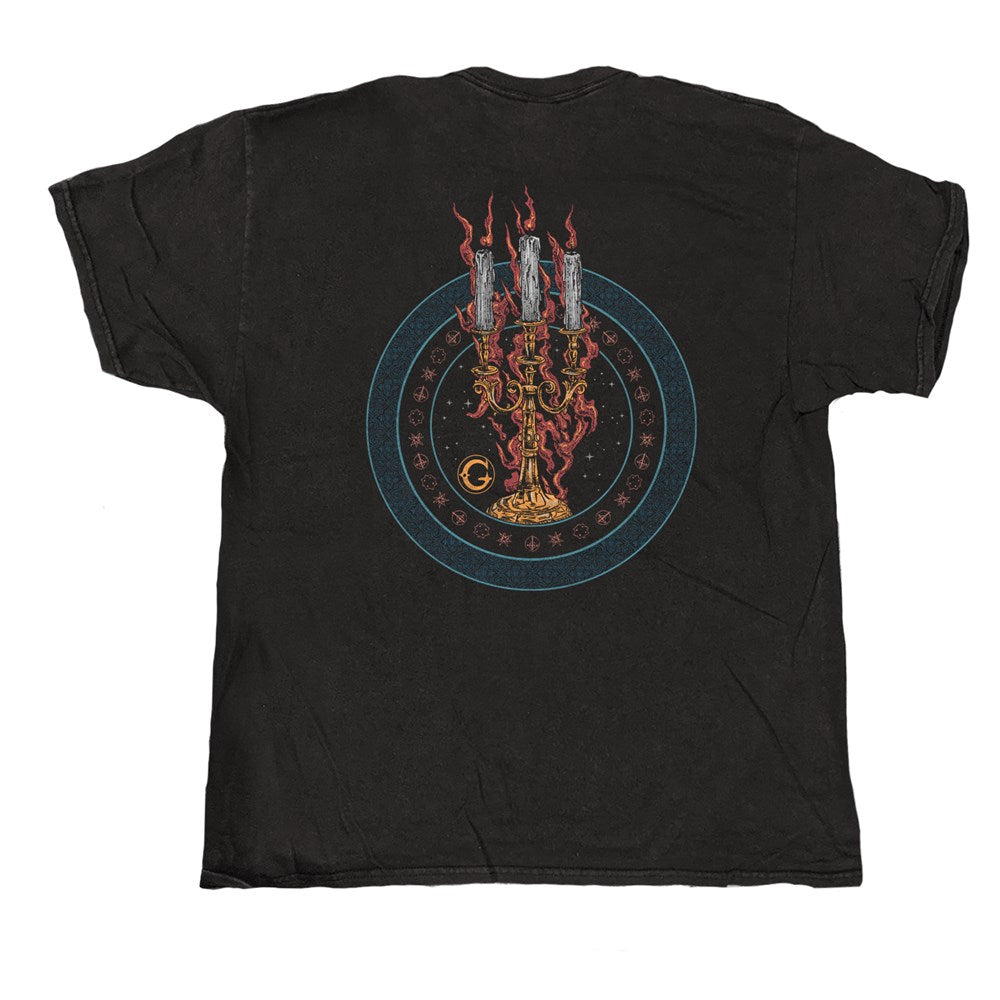 Ghost - Scroll and Seal - Black Vintage T-shirt