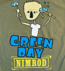 Green Day - Nimrod Hammers - Faded Army T-shirt