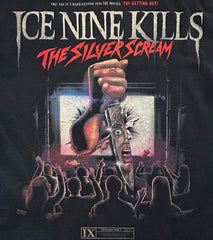 Ice Nine Kills - Silver Scream - Black Garment-dyed T-shirt