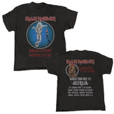 Iron Maiden - Unleash Tour - Black Garment-dyed T-shirt