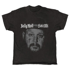 Jelly Roll - Save Me Face - Black Vintage T-shirt