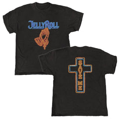 Jelly Roll - Save Me Hands - Black Vintage T-shirt