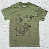 Korn - Got the Life - Faded Army T-shirt