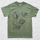 Korn - Got the Life - Military Green T-shirt