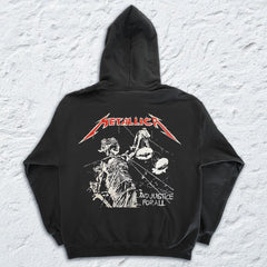 Metallica - AJFA One Colour - Black Hoodie
