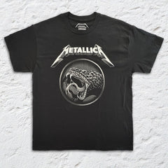 Metallica - Black Album Snake - Black T-shirt