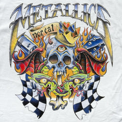 Metallica - Checkered Flag - White T-shirt