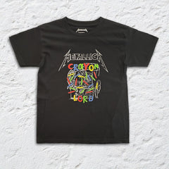Metallica - Crayon Lord - Kids Black T-shirt