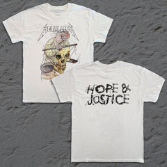Metallica - Ionized Hope & Justice - White T-shirt