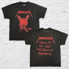 Metallica - F'ing No Regrets - Black Vintage T-shirt