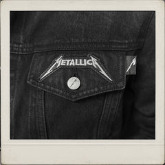 Metallica - Pushead Skull - Black Tar Denim Jacket