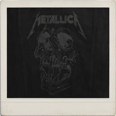 Metallica - Pushead Skull - Black Tar Denim Jacket