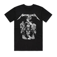 Metallica - S &M2 Skull Tuxedo - Black T-shirt