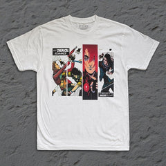 My Chemical Romance - Anime Panels - White T-shirt