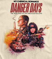 My Chemical Romance - Danger Days Battle - Faded Cream T-shirt
