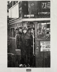 Oasis - Bus Photo - White Vintage T-shirt