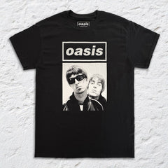 Oasis - Photo - Black T-shirt