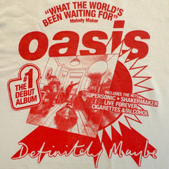 Oasis - What The World - Natural T-shirt