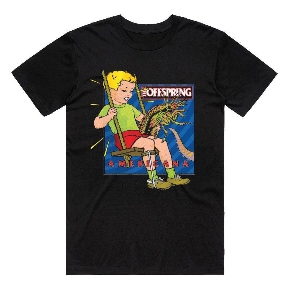 T-shirt The Offspring Americana - Taille XL - Coton Souple - Produit Officiel Sous Licence - Lavable à 30°C