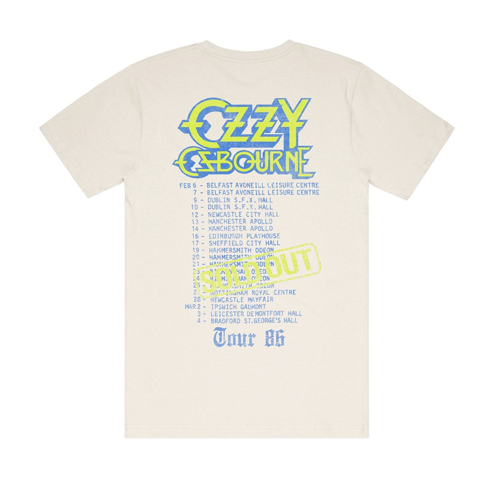 Ozzy Osbourne - EU Tour '86 - Natural T-shirt
