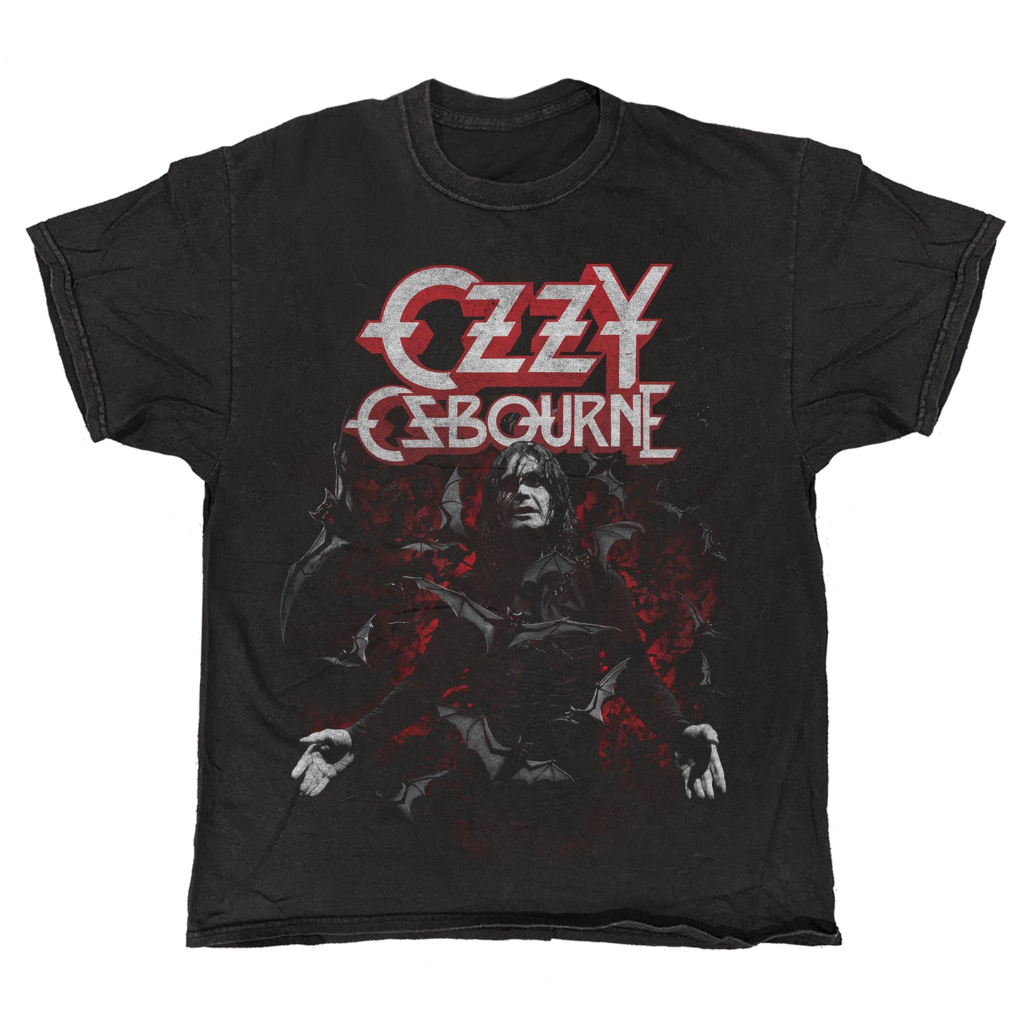 Ozzy Ozbourne - Bats - Black Vintage T-shirt