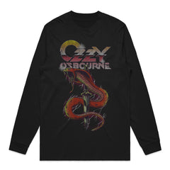 Ozzy Osbourne - Vintage Snake - Black Longsleeve