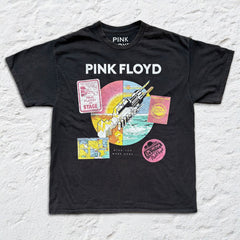 Pink Floyd - Travel passes - Black Vintage T-shirt