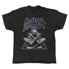 Slayer - Demon Triangle - Black Vintage T-shirt