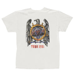 Slayer - Seasons Quad - White Vintage T-shirt