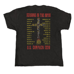 Slayer - Seasons 1990 - Black Vintage T-shirt