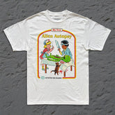 Steven Rhodes - My First Alien Autopsy - White T-shirt