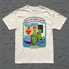 Steven Rhodes - Are We There Yet - Cream T-shirt