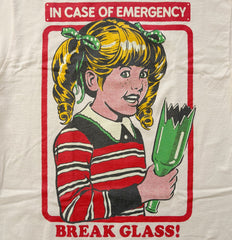 Steven Rhodes - Break Glass - Cream T-shirt