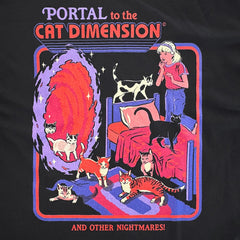 Steven Rhodes - Cat Dimension - Womens Black Crop