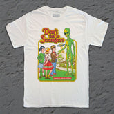 Steven Rhodes - Don't Talk To Strangers - White T-shirt