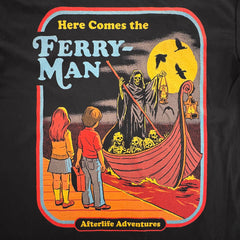 Steven Rhodes - Ferry Man - Black T-shirt