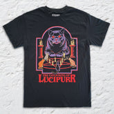 Steven Rhodes - Lucipurrr - Black T-shirt