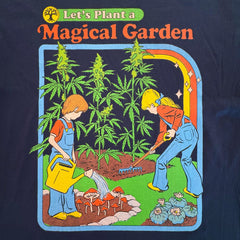 Steven Rhodes - Magical Garden - Navy T-shirt