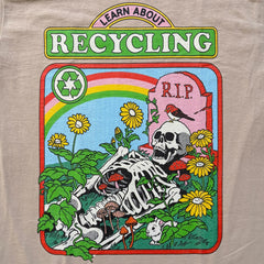 Steven Rhodes - Learn About Recycling - Sand T-shirt