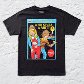 Steven Rhodes - Who Gives a Shit - Black T-shirt