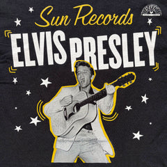 Sun Records x Elvis - Singing - Black T-shirt