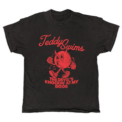 Teddy Swims - The Devil - Black Vintage T-shirt