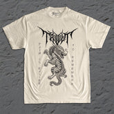 Trivium - Tiger Dragon - Faded Cream T-shirt