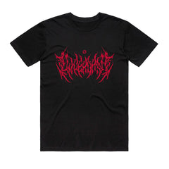 Underoath - Metal Logo - Black T-shirt