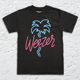 Weezer - Neon Palms - Black T-shirt