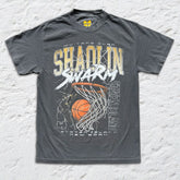 Wu-Tang Clan - Shaolin Swarm - Faded Black T-shirt