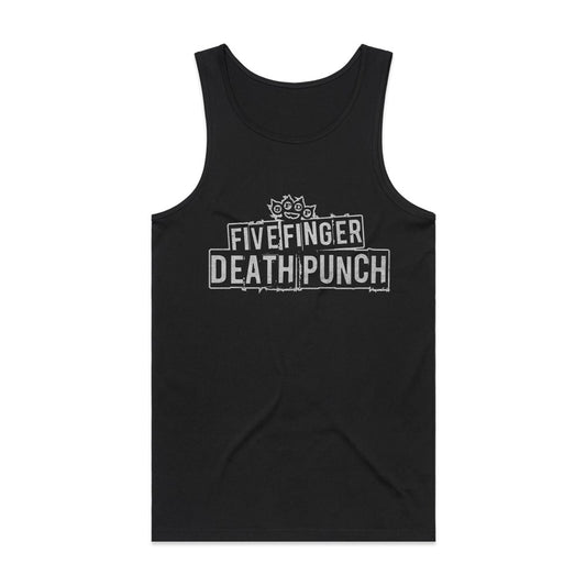 Five Finger Death Punch Logo Text Black Tank