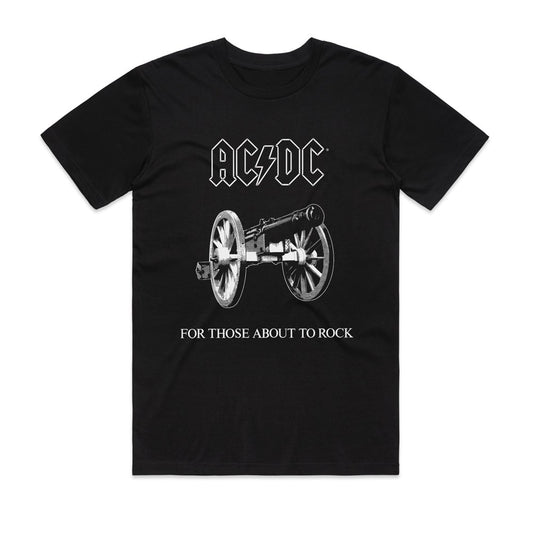 AC/DC - About To Rock Black T-shirt